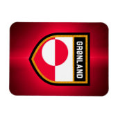 グリーンランド国旗 マグネット (横)