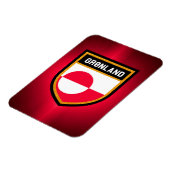 グリーンランド国旗 マグネット (左側)