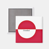 グリーンランド国旗 マグネット (正面/裏面)