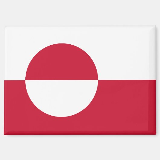 グリーンランド国旗 マグネット (正面)