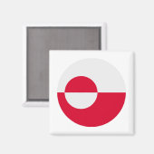 グリーンランド国旗 マグネット (正面/裏面)