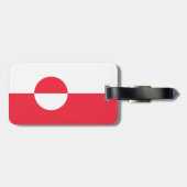 グリーンランド国旗 ラゲッジタグ (裏面横)