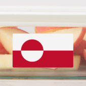 グリーンランド国旗 ラベル (貼付)