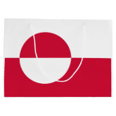 グリーンランド国旗 ラージペーパーバッグ (裏面)