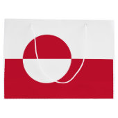 グリーンランド国旗 ラージペーパーバッグ (裏面)