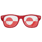 グリーンランド国旗 レトロサングラス (正面)