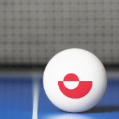 グリーンランド国旗 卓球ボール (ネット)