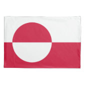 グリーンランド国旗 枕カバー (裏面)