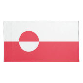 グリーンランド国旗 枕カバー (裏面)