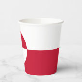 グリーンランド国旗 紙コップ (左)