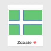 グリーンランド国旗（1973年） シール (シート)