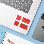 グリーンランド国旗（1974年） シール (ノートパソコンとiPhone)