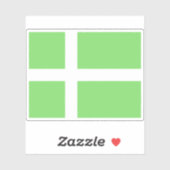 グリーンランド国旗（1984年） シール (シート)