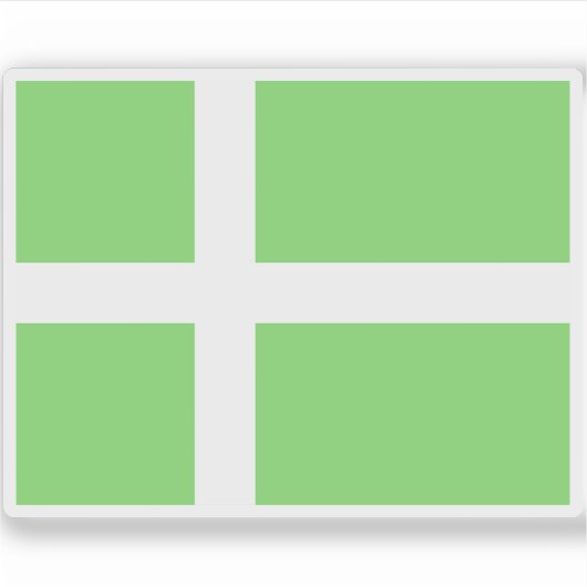 グリーンランド国旗（1984年） シール (正面)