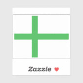 グリーンランド国旗（1991年） シール (シート)