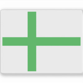 グリーンランド国旗（1991年） シール