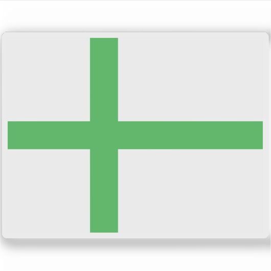 グリーンランド国旗（1991年） シール (正面)