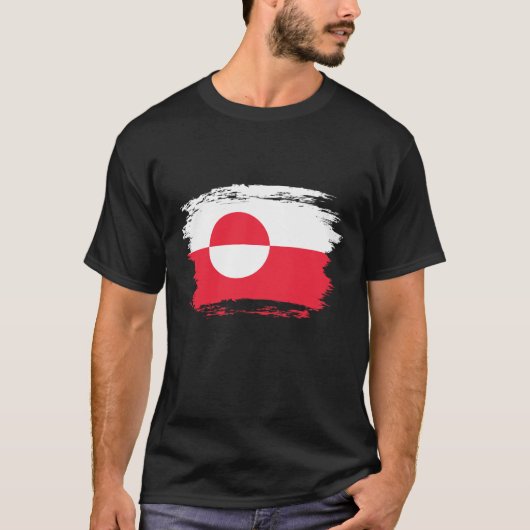 グリーンランド国旗 Tシャツ (正面)