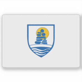 グリーンランド州サーマーソーク市旗 シール