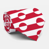 グリーンランド州旗と結ぶ ネクタイ (ロール)