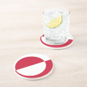 グリーンランド州旗を持つコースター コースター (側面)