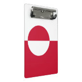 グリーンランド州旗を持つミニクリップボード ミニクリップボード (アングル)