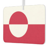 グリーンランド州旗を持つ車の空気のリフレッシュ カーエアーフレッシュナー (左)