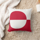 グリーンランド州旗アメリカのモージョ枕 クッション (ブランケット)