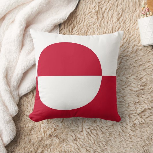 グリーンランド州旗アメリカのモージョ枕 クッション (ブランケット)