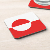 グリーンランド州旗コースター コースター (左側)