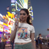 グリーンランド折り紙アートポーラークマinサングラス tシャツ