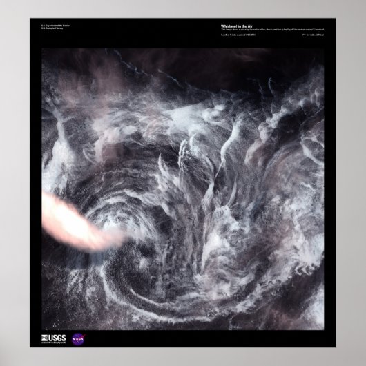 グリーンランド沖の渦 ポスター (正面)