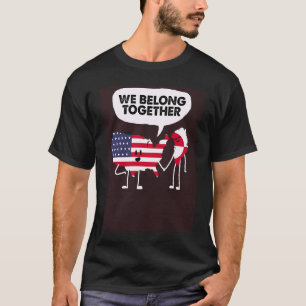 グリーンランド私たちは一緒に米国51州 Tシャツ