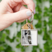 グリーンランド西海岸沿いのまろやかな池 キーホルダー (手)