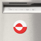 グリーンランド魚目国旗の磁石 マグネット (インサイチュ (食洗機))