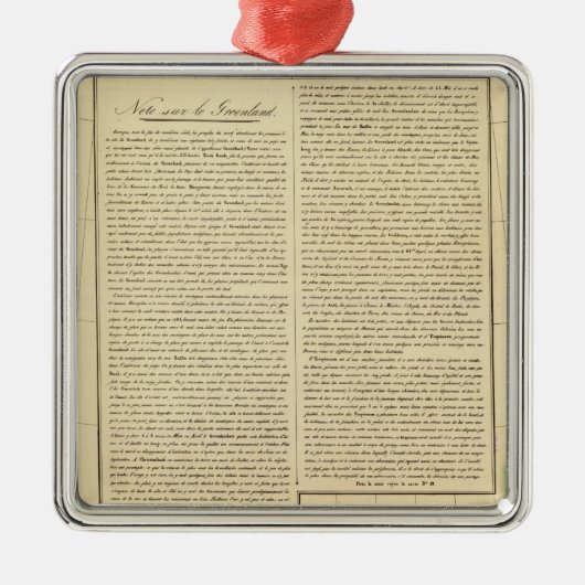 グリーンランド11 メタルオーナメント (正面)