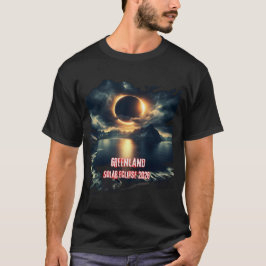 グリーンランド2026年日食 Tシャツ