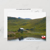 グリーンランド4からの挨拶 ポストカード (正面/裏面)