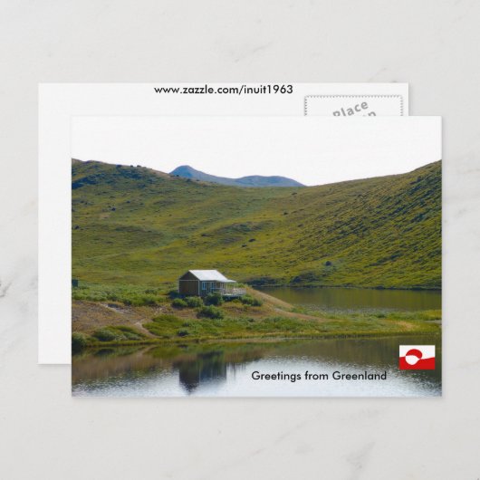 グリーンランド4からの挨拶 ポストカード (正面/裏面)