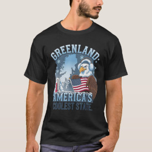 グリーンランド51州USAアメリカおもしろいグリーンランド Tシャツ