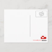 グリーンランド9からの挨拶 ポストカード (裏面)