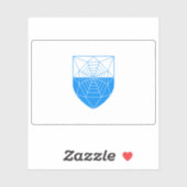 グリーンランド・アシアート国旗（エグデズミンデ） シール (シート)