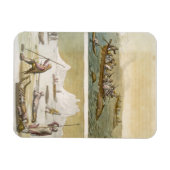 グリーンランド:クジラの魚釣りとシールの狩り、'L マグネット (横)