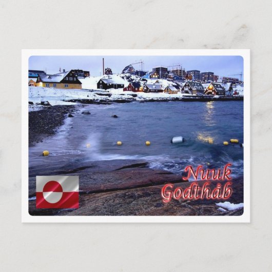 グリーンランド – ヌーク湾 – ポストカード (正面)