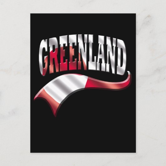 グリーンランド ポストカード (正面)