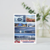 グリーンランド – モザイク –  ポストカード (スタンド正面)