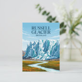 グリーンランド ラッセル氷河 ポストカード (スタンド正面)
