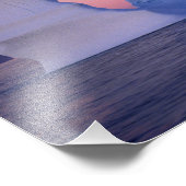 グリーンランド、日没の氷山。 フォトプリント            (角)