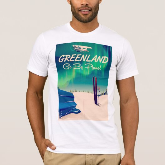 グリーンランド '飛んで行こう！' Tシャツ (正面)
