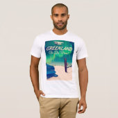グリーンランド『飛行機行け！』 Tシャツ (正面フル)